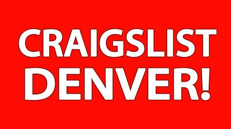 craiglist denver